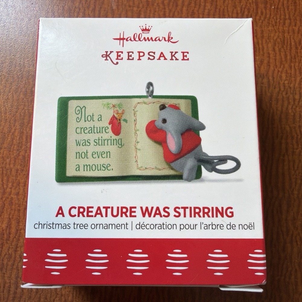 Hallmark Keepsake Miniature Ornament 2017 A Creature Was Stirring‎ 1st In Series